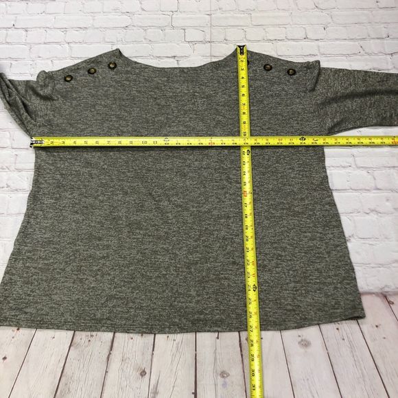 Cable & Gauge Women 3/4 Sleeve Blouse Top Shirt Plus Size 1X Casual B244 -20 - Picture 2 of 14